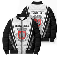 Personalized Castelo Branco Portugal Bomber Puffer Jacket Sporty Style - Wonder Print Shop