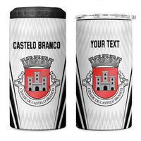 Personalized Castelo Branco Portugal 4 in 1 Can Cooler Tumbler Sporty Style - Wonder Print Shop