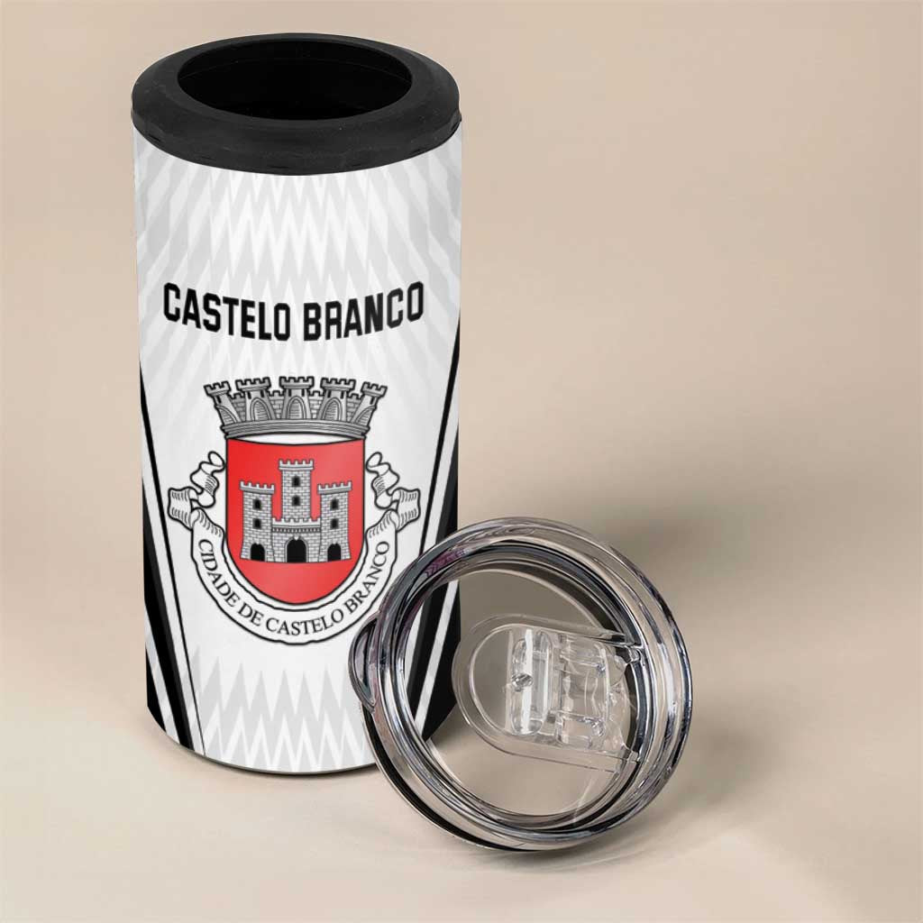 Personalized Castelo Branco Portugal 4 in 1 Can Cooler Tumbler Sporty Style - Wonder Print Shop