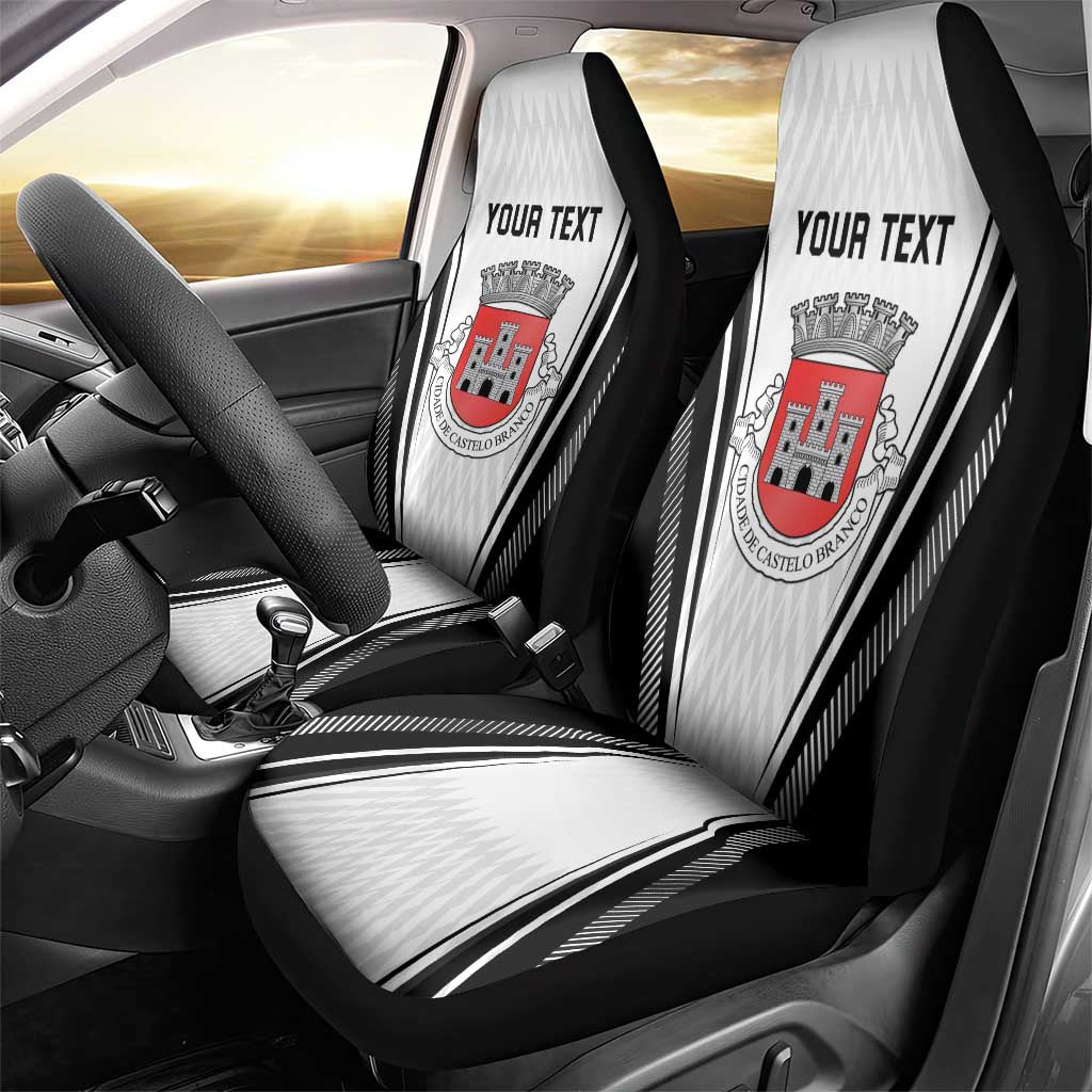 Personalized Castelo Branco Portugal Car Seat Cover Sporty Style - Wonder Print Shop