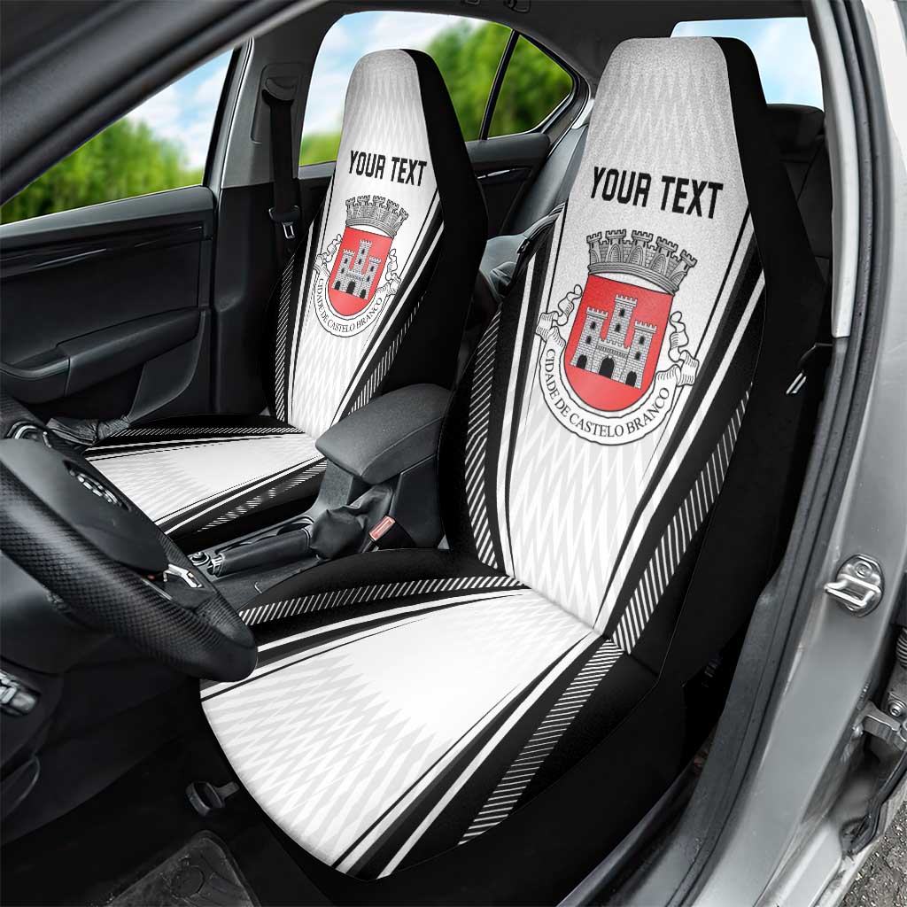 Personalized Castelo Branco Portugal Car Seat Cover Sporty Style - Wonder Print Shop