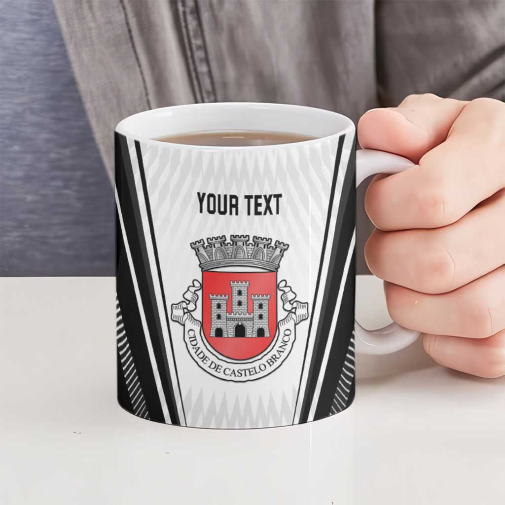 Personalized Castelo Branco Portugal Ceramic Mug Sporty Style - Wonder Print Shop