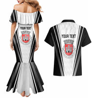 Personalized Castelo Branco Portugal Couples Matching Mermaid Dress and Hawaiian Shirt Sporty Style - Wonder Print Shop