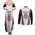 Personalized Castelo Branco Portugal Couples Matching Summer Maxi Dress and Long Sleeve Button Shirt Sporty Style - Wonder Print Shop