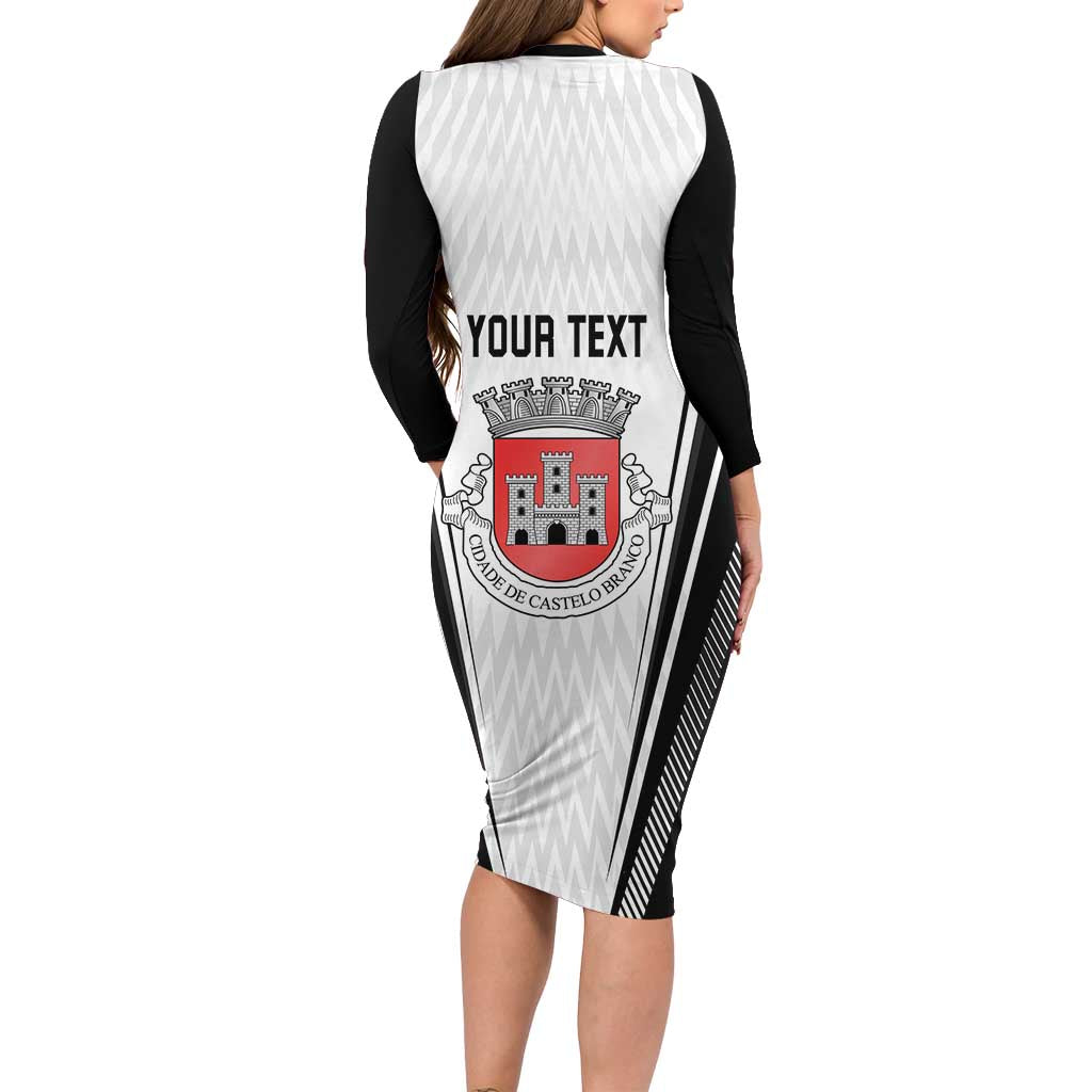 Personalized Castelo Branco Portugal Family Matching Long Sleeve Bodycon Dress and Hawaiian Shirt Sporty Style - Wonder Print Shop