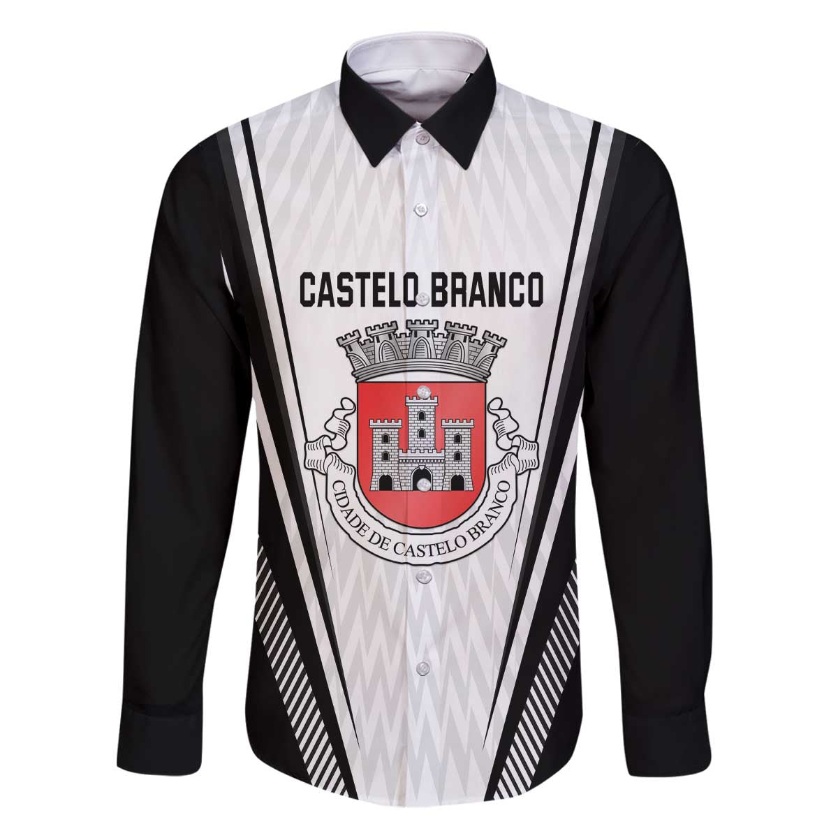 Personalized Castelo Branco Portugal Family Matching Off The Shoulder Long Sleeve Dress and Hawaiian Shirt Sporty Style - Wonder Print Shop