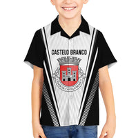 Personalized Castelo Branco Portugal Family Matching Off Shoulder Short Dress and Hawaiian Shirt Sporty Style - Wonder Print Shop