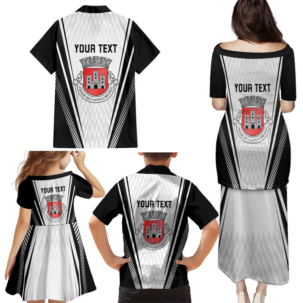Personalized Castelo Branco Portugal Family Matching Puletasi and Hawaiian Shirt Sporty Style - Wonder Print Shop
