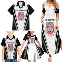 Personalized Castelo Branco Portugal Family Matching Summer Maxi Dress and Hawaiian Shirt Sporty Style - Wonder Print Shop