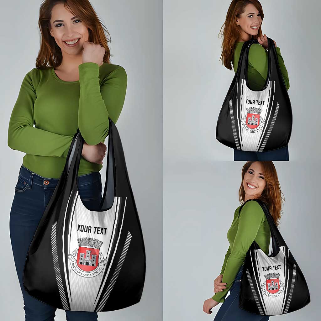 Personalized Castelo Branco Portugal Grocery Bag Sporty Style - Wonder Print Shop