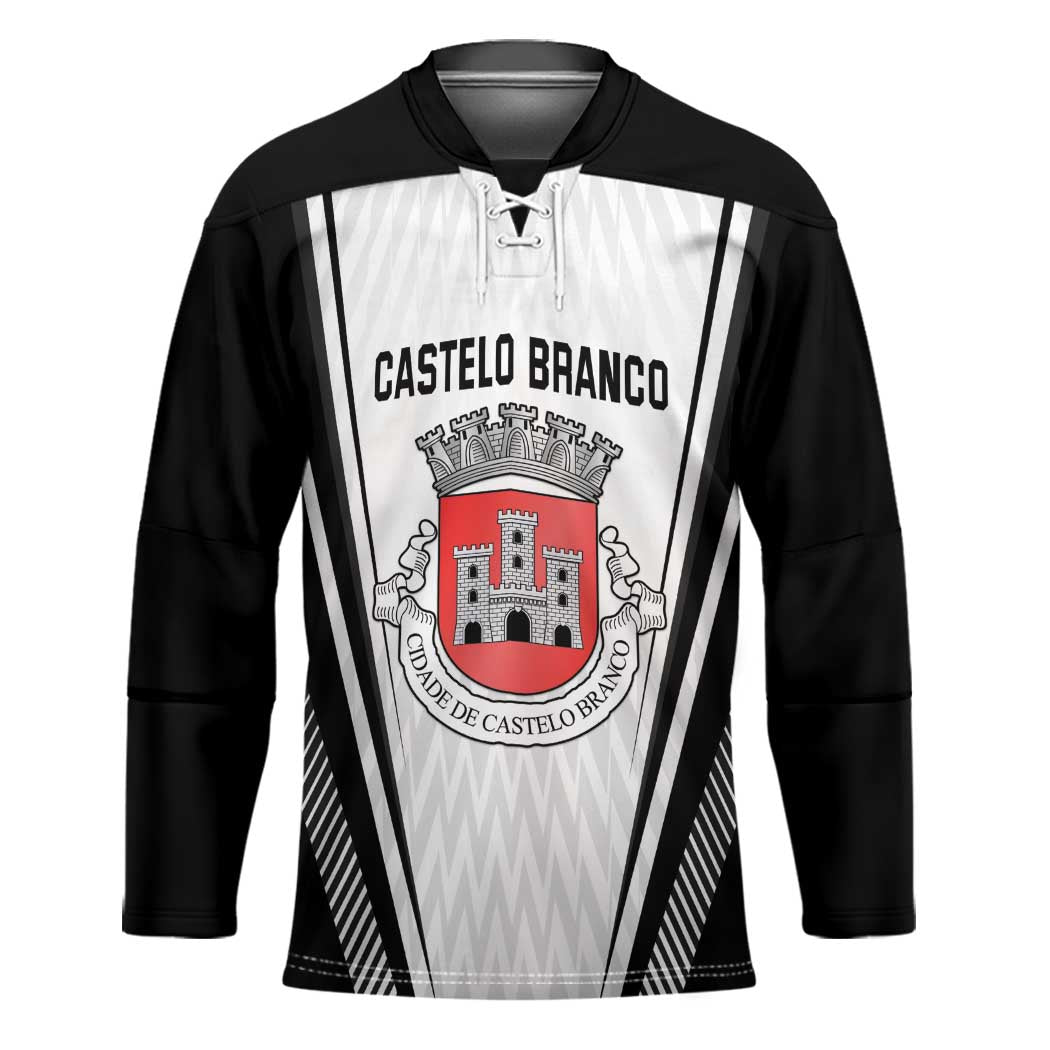 Personalized Castelo Branco Portugal Hockey Jersey Sporty Style - Wonder Print Shop