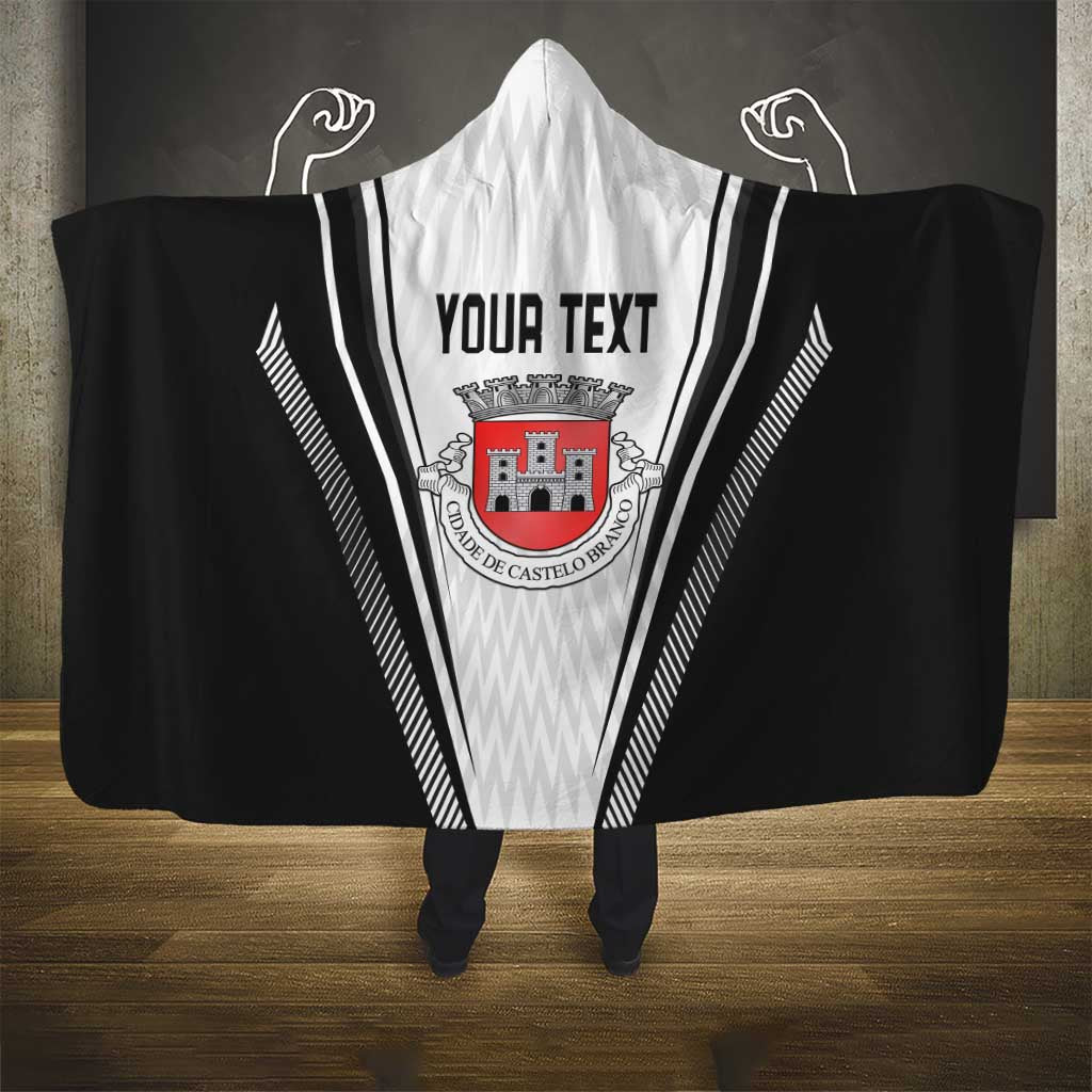 Personalized Castelo Branco Portugal Hooded Blanket Sporty Style - Wonder Print Shop