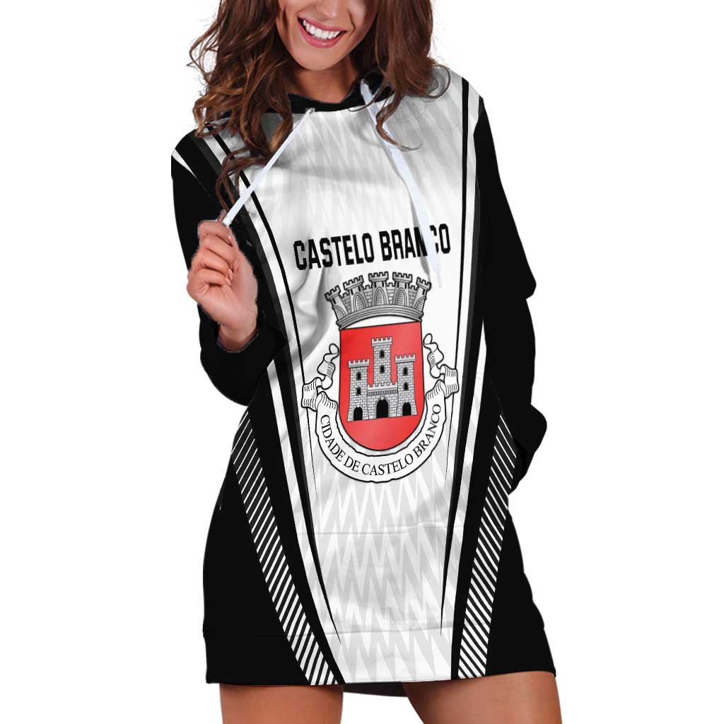Personalized Castelo Branco Portugal Hoodie Dress Sporty Style - Wonder Print Shop