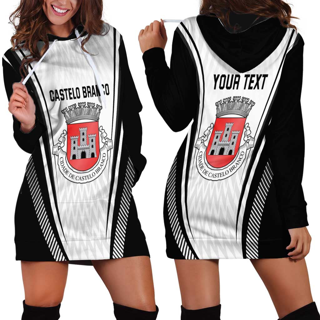 Personalized Castelo Branco Portugal Hoodie Dress Sporty Style - Wonder Print Shop