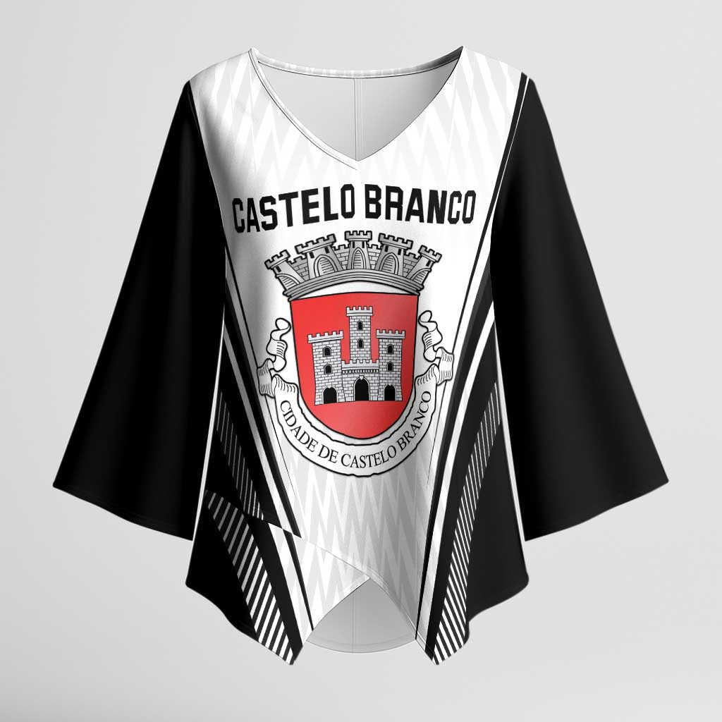 Personalized Castelo Branco Portugal Kimono Sleeve Blouse Sporty Style - Wonder Print Shop