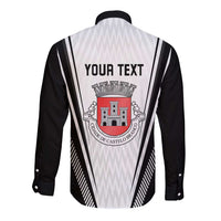 Personalized Castelo Branco Portugal Long Sleeve Button Shirt Sporty Style - Wonder Print Shop