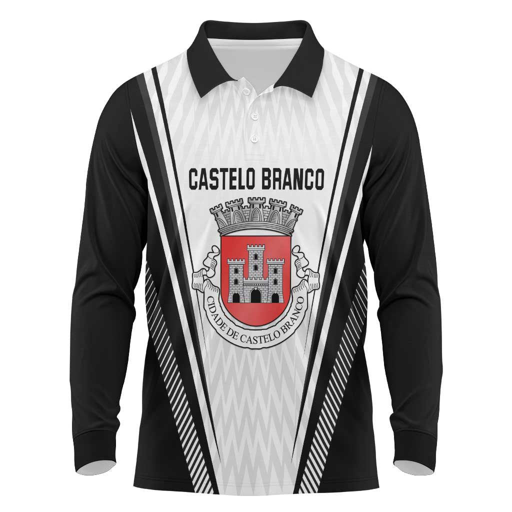 Personalized Castelo Branco Portugal Long Sleeve Polo Shirt Sporty Style - Wonder Print Shop