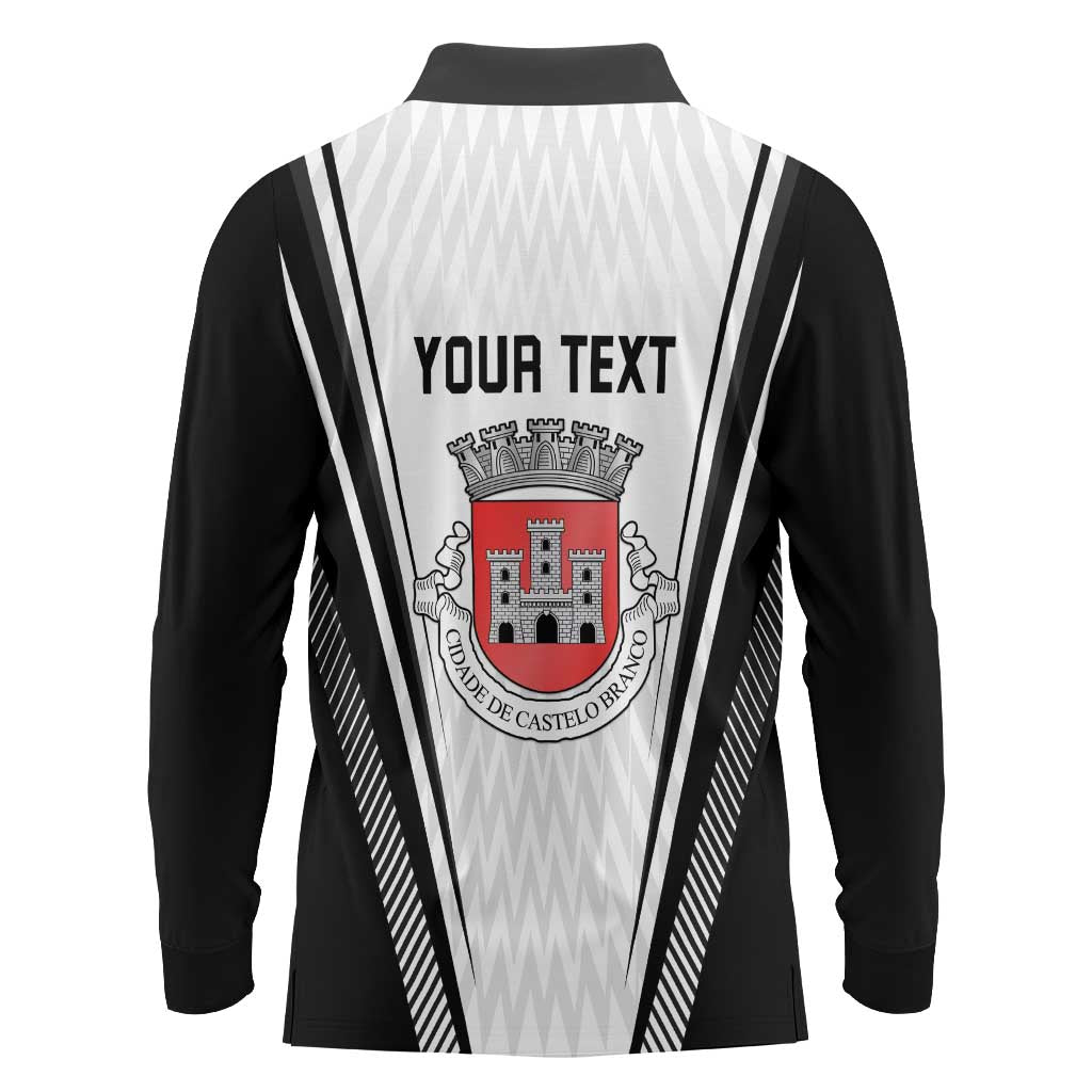 Personalized Castelo Branco Portugal Long Sleeve Polo Shirt Sporty Style - Wonder Print Shop