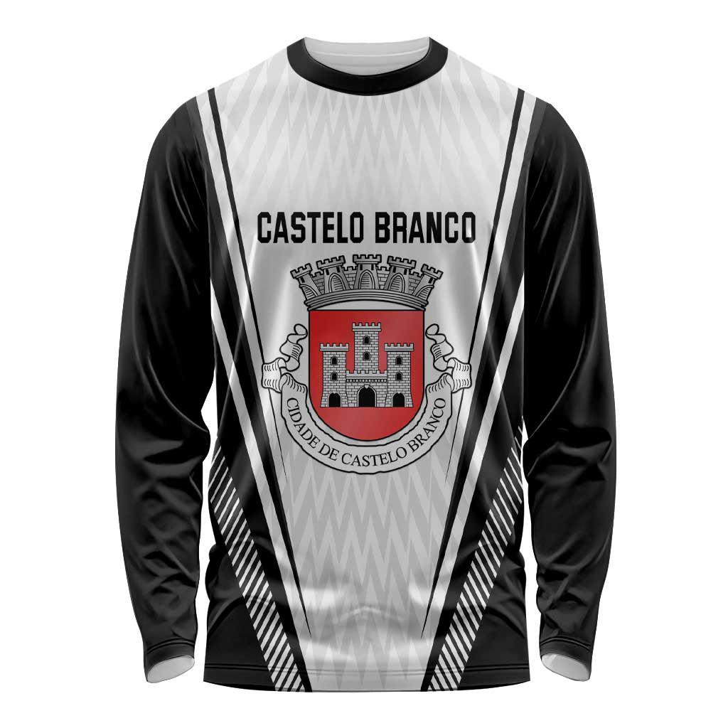 Personalized Castelo Branco Portugal Long Sleeve Shirt Sporty Style - Wonder Print Shop