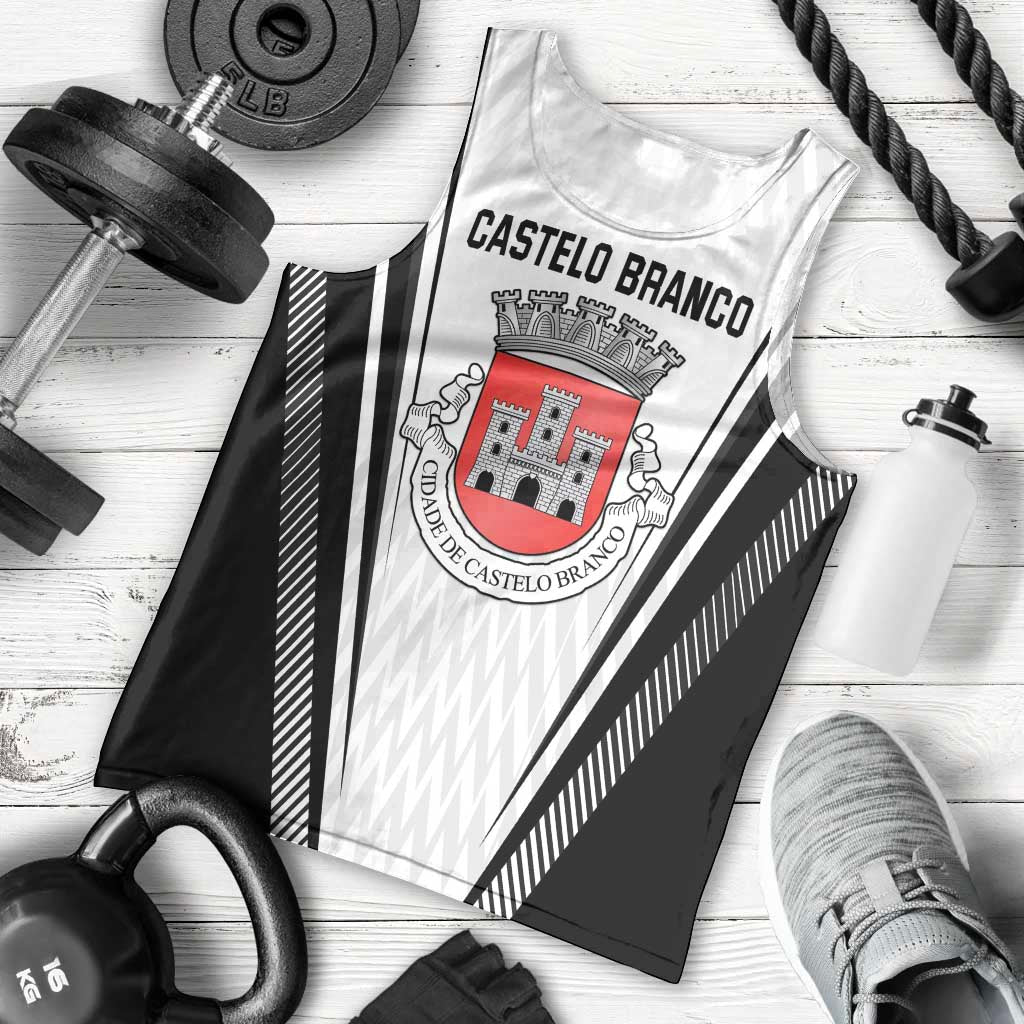Personalized Castelo Branco Portugal Men Tank Top Sporty Style - Wonder Print Shop
