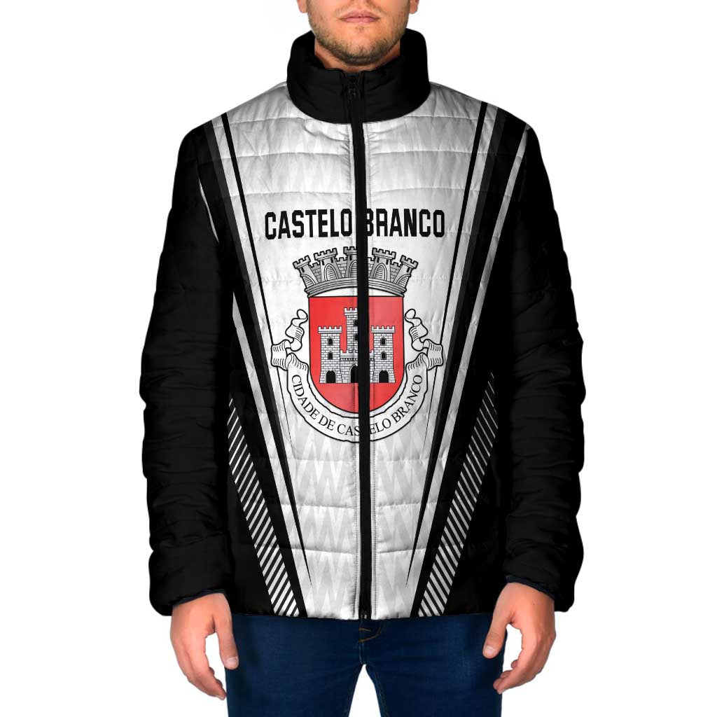 Personalized Castelo Branco Portugal Padded Jacket Sporty Style - Wonder Print Shop