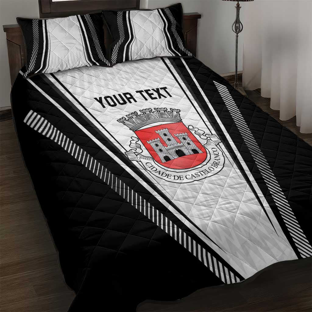 Personalized Castelo Branco Portugal Quilt Bed Set Sporty Style - Wonder Print Shop
