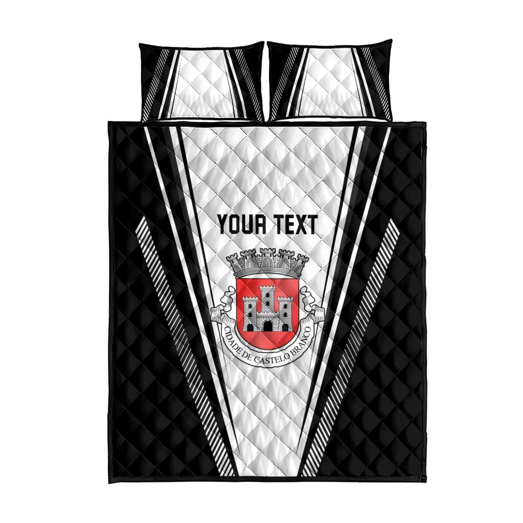 Personalized Castelo Branco Portugal Quilt Bed Set Sporty Style - Wonder Print Shop