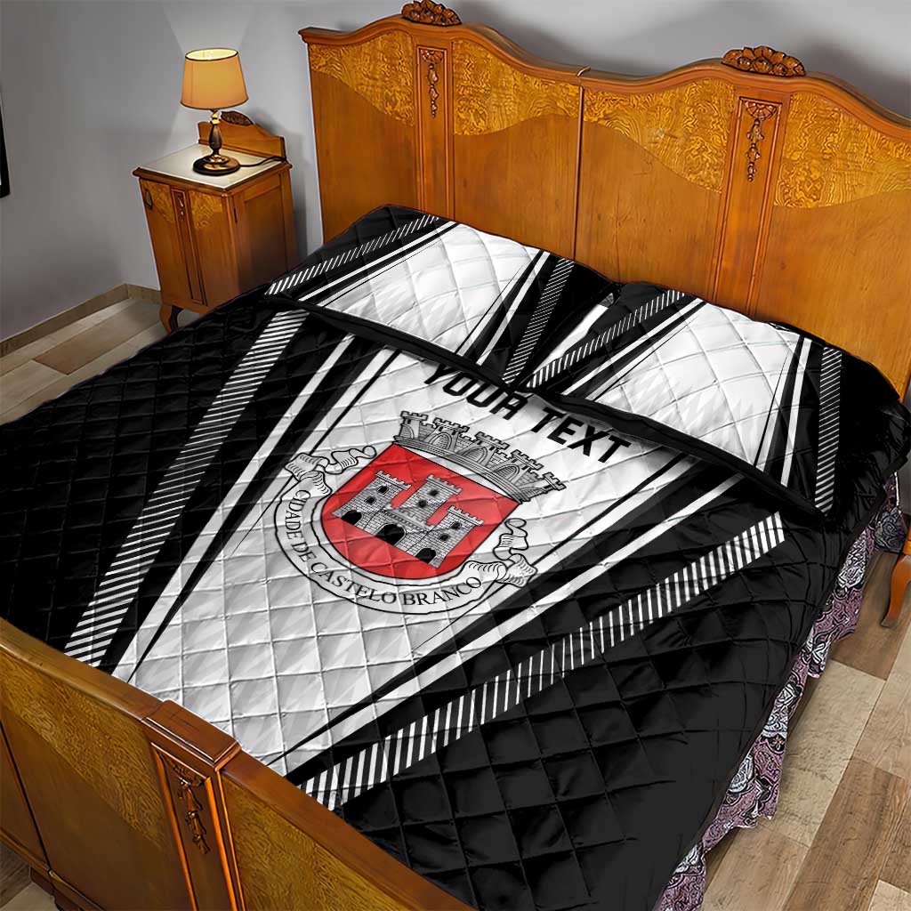 Personalized Castelo Branco Portugal Quilt Bed Set Sporty Style - Wonder Print Shop