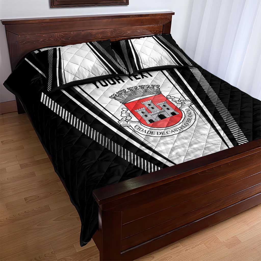 Personalized Castelo Branco Portugal Quilt Bed Set Sporty Style - Wonder Print Shop