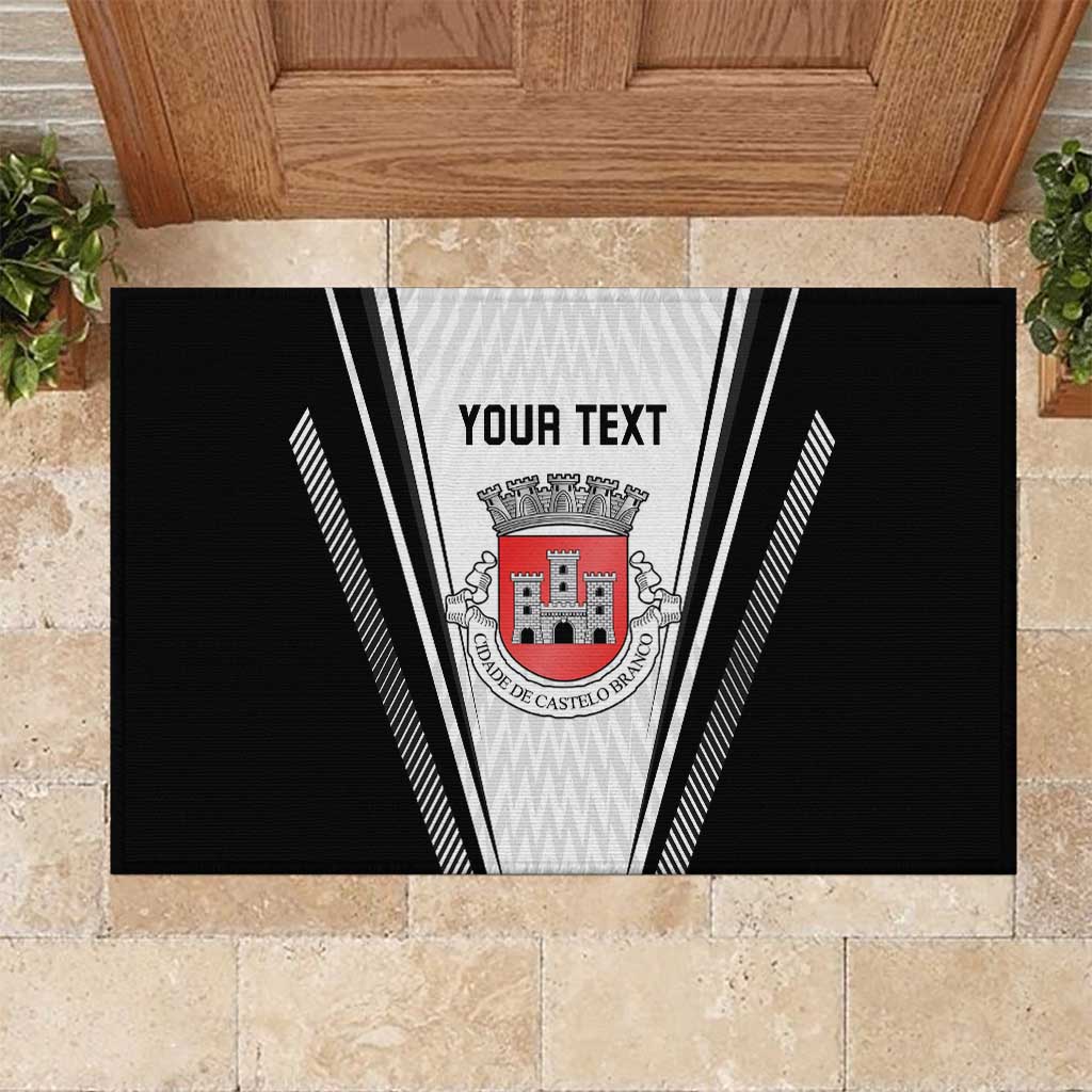 Personalized Castelo Branco Portugal Rubber Doormat Sporty Style - Wonder Print Shop