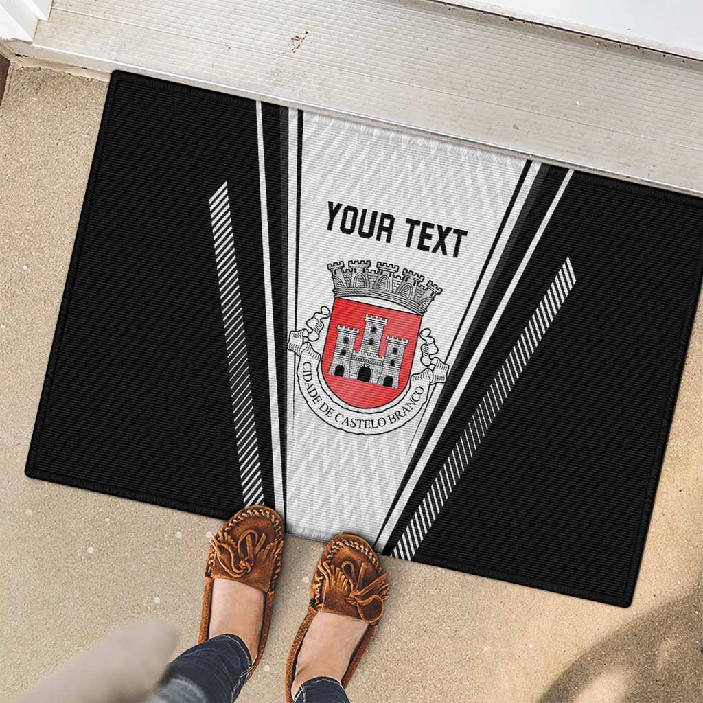 Personalized Castelo Branco Portugal Rubber Doormat Sporty Style - Wonder Print Shop