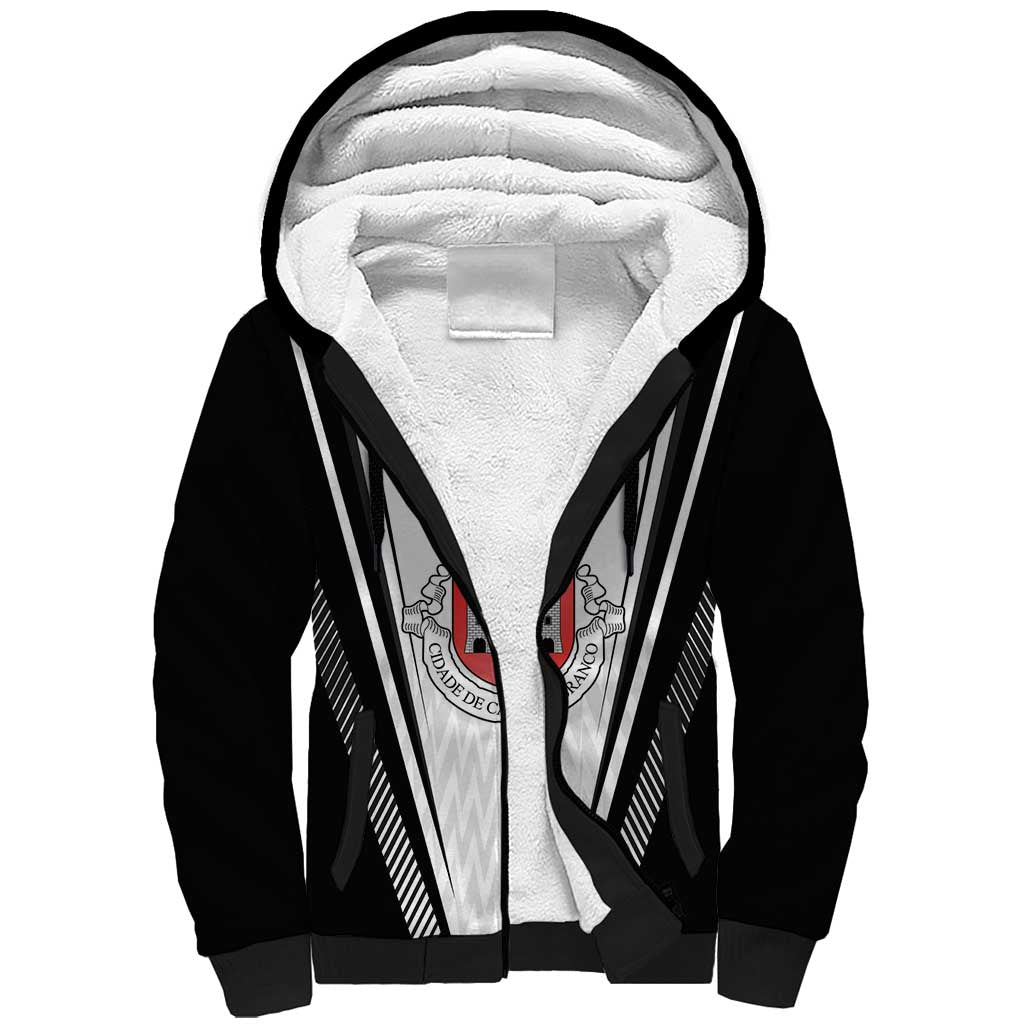 Personalized Castelo Branco Portugal Sherpa Hoodie Sporty Style - Wonder Print Shop