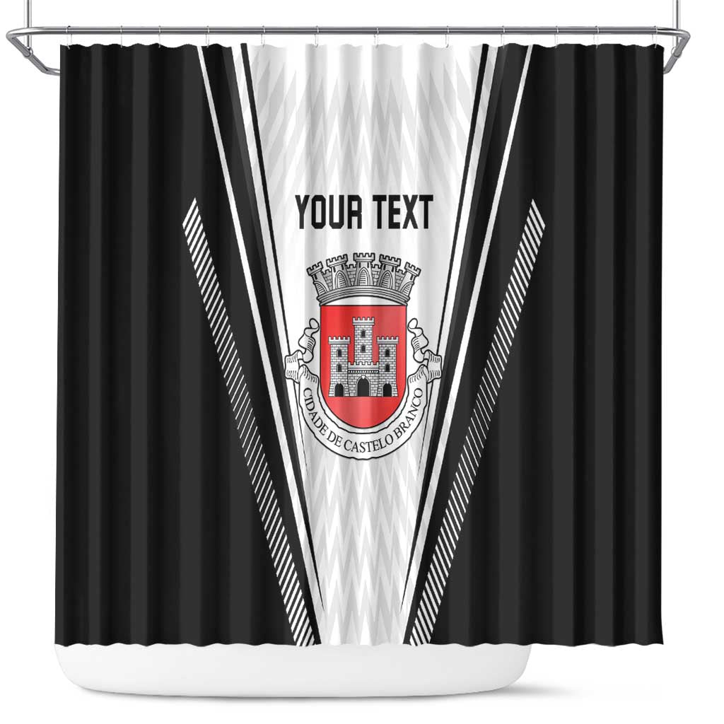 Personalized Castelo Branco Portugal Shower Curtain Sporty Style - Wonder Print Shop