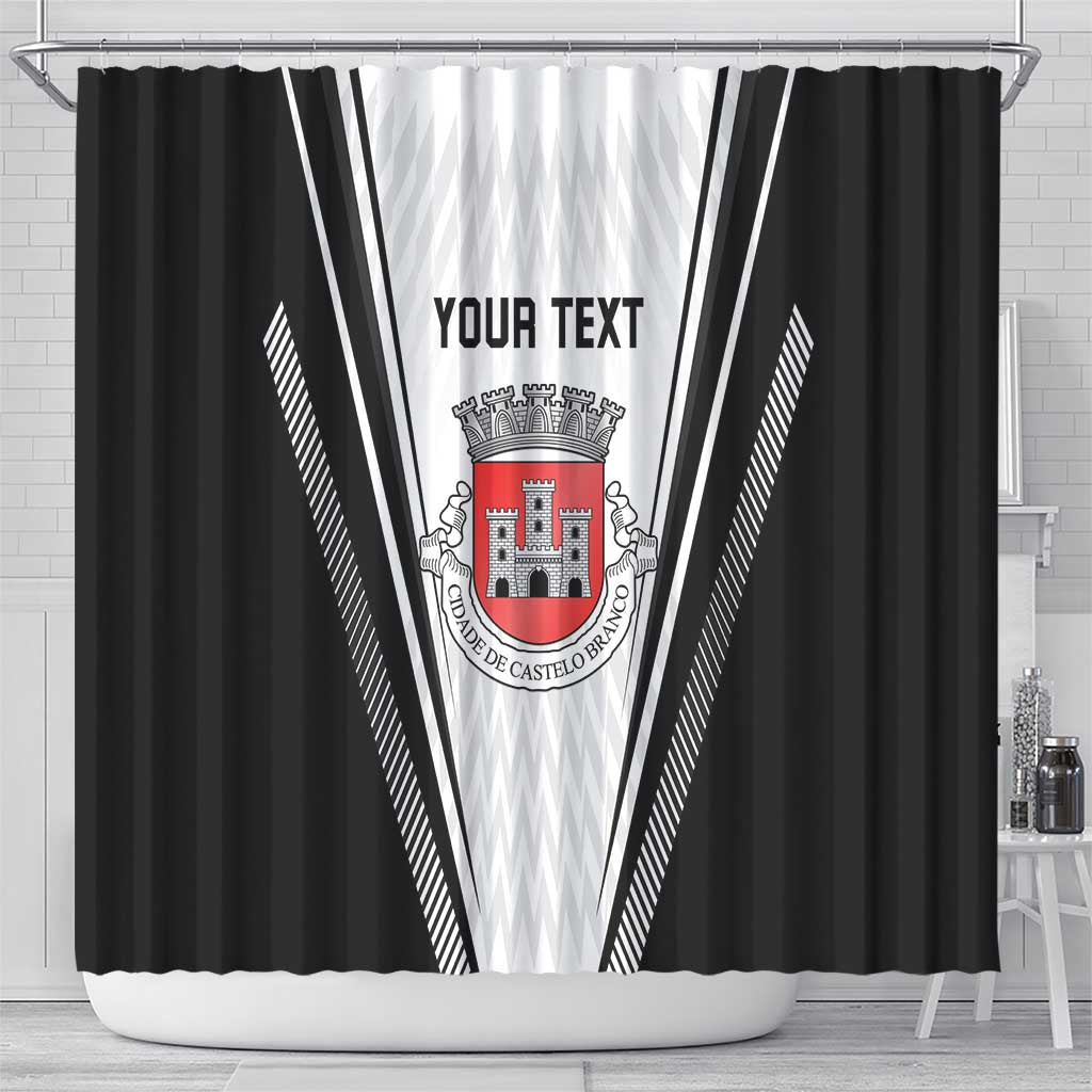 Personalized Castelo Branco Portugal Shower Curtain Sporty Style - Wonder Print Shop