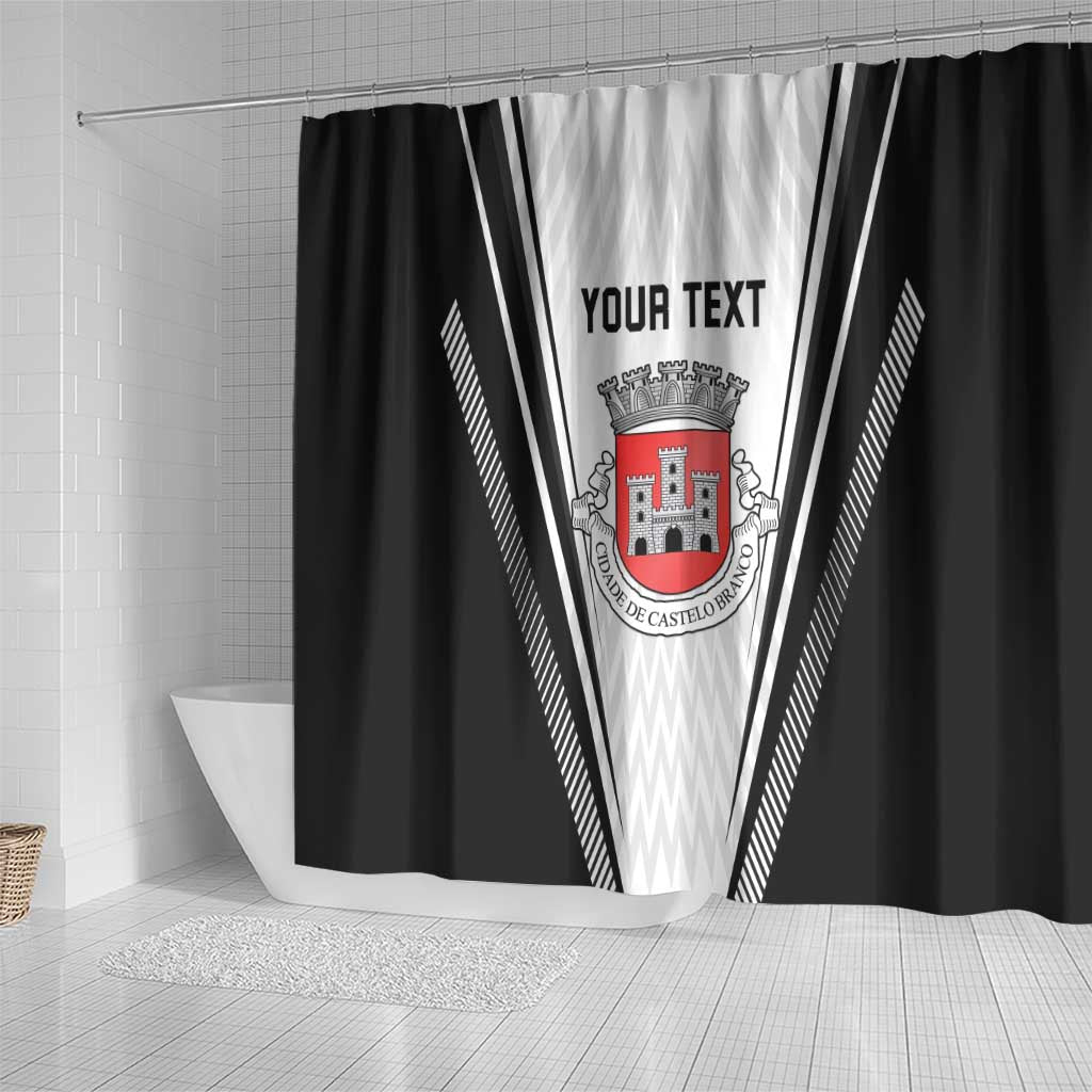 Personalized Castelo Branco Portugal Shower Curtain Sporty Style - Wonder Print Shop