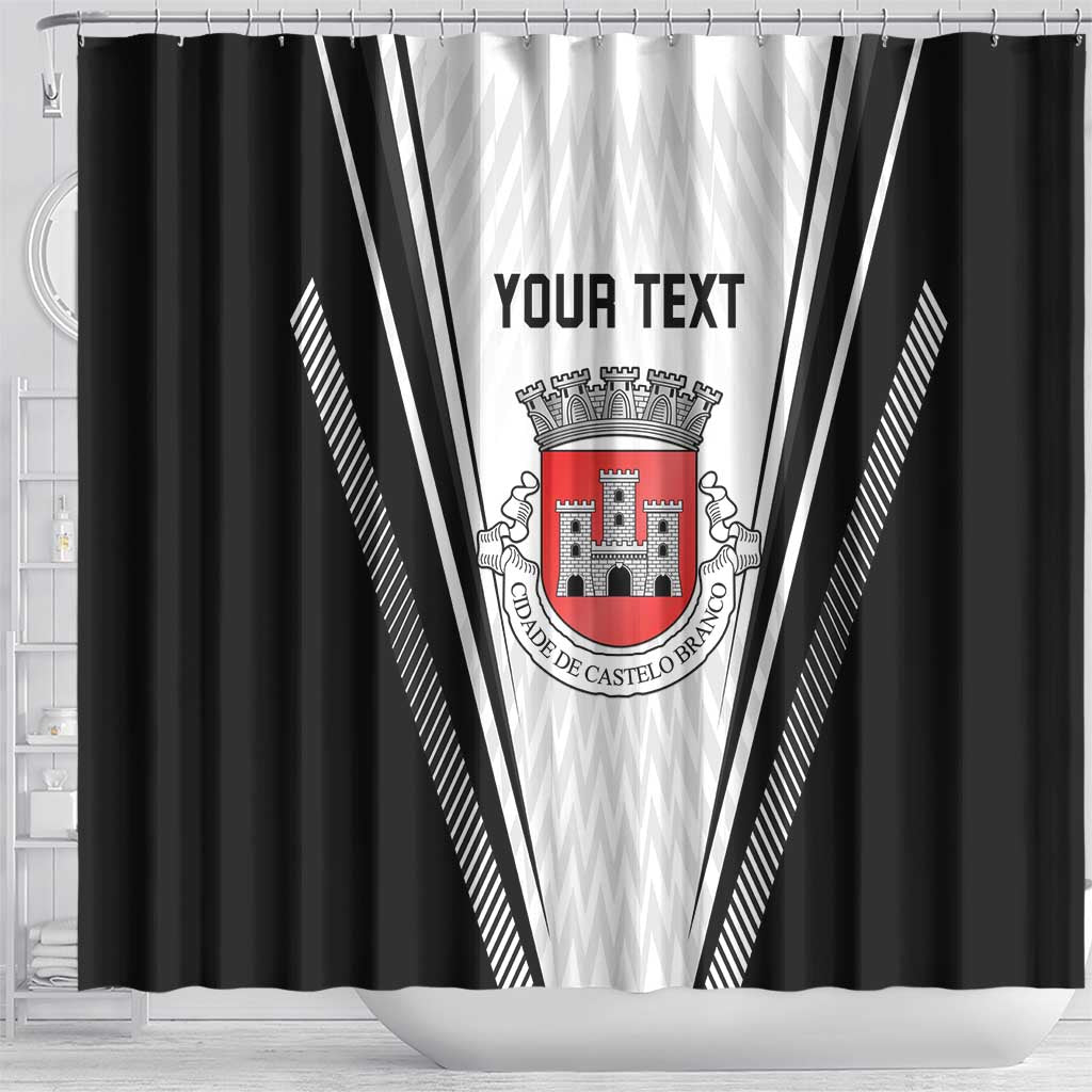 Personalized Castelo Branco Portugal Shower Curtain Sporty Style - Wonder Print Shop