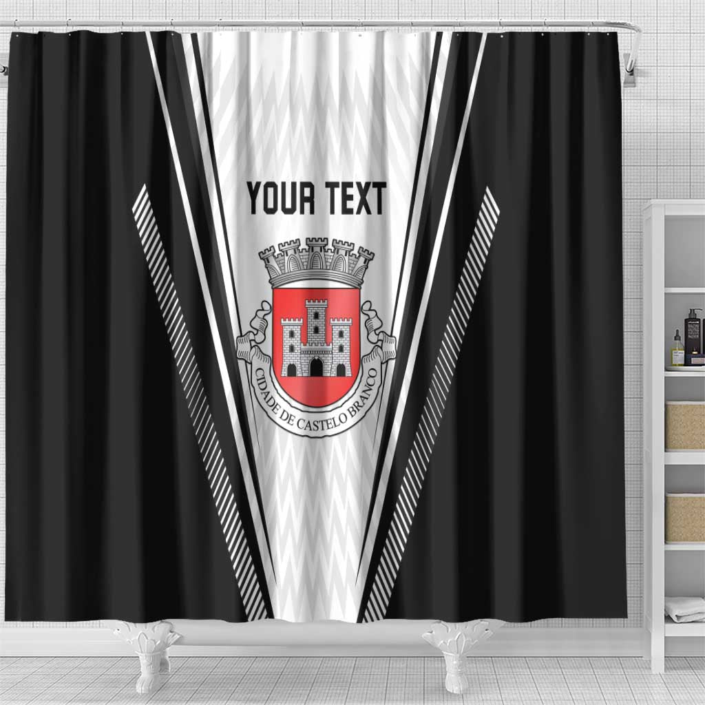 Personalized Castelo Branco Portugal Shower Curtain Sporty Style - Wonder Print Shop