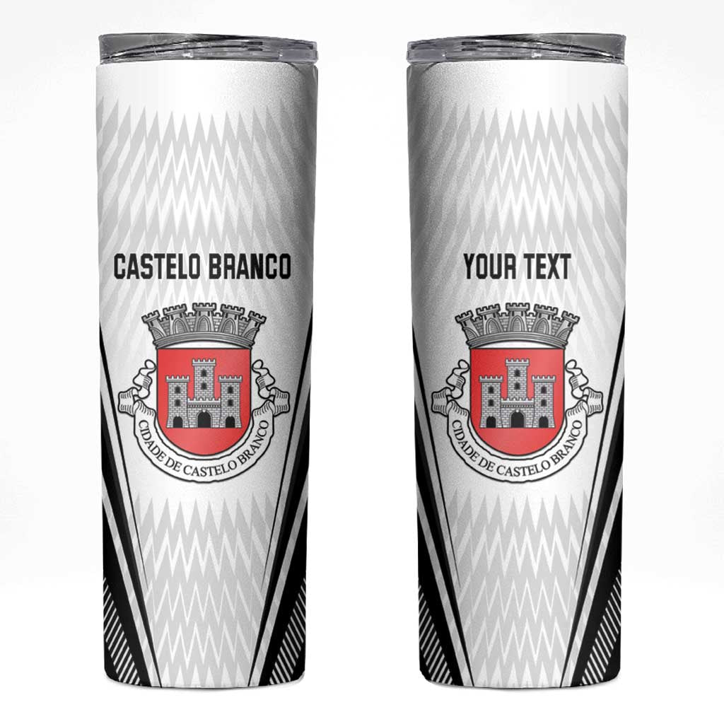 Personalized Castelo Branco Portugal Skinny Tumbler Sporty Style - Wonder Print Shop
