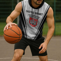 Personalized Castelo Branco Portugal Sleeveless Hoodie Sporty Style - Wonder Print Shop