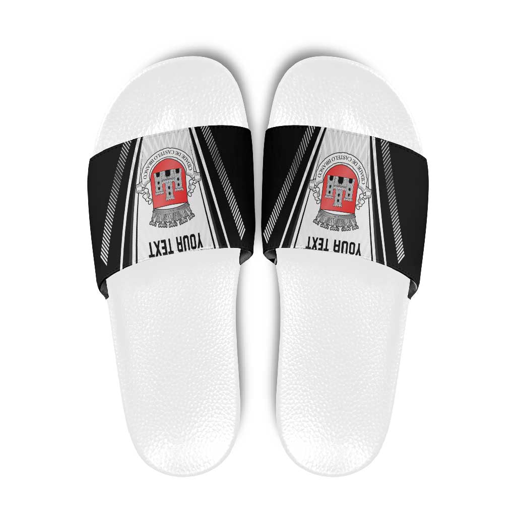 Personalized Castelo Branco Portugal Slide Sandals Sporty Style - Wonder Print Shop