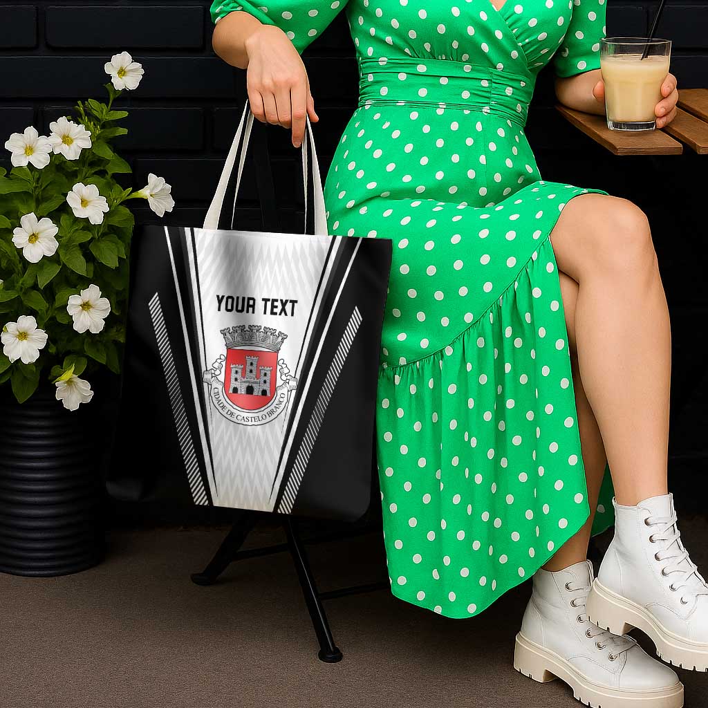 Personalized Castelo Branco Portugal Tote Bag Sporty Style - Wonder Print Shop