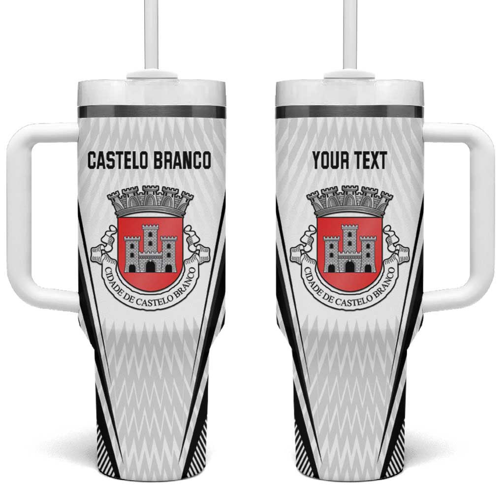 Personalized Castelo Branco Portugal Tumbler With Handle Sporty Style - Wonder Print Shop