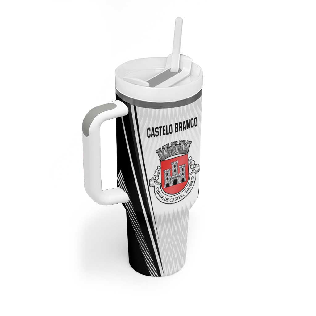 Personalized Castelo Branco Portugal Tumbler With Handle Sporty Style - Wonder Print Shop