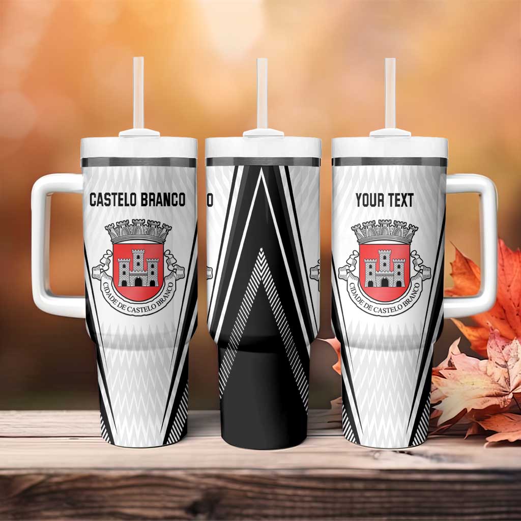 Personalized Castelo Branco Portugal Tumbler With Handle Sporty Style - Wonder Print Shop