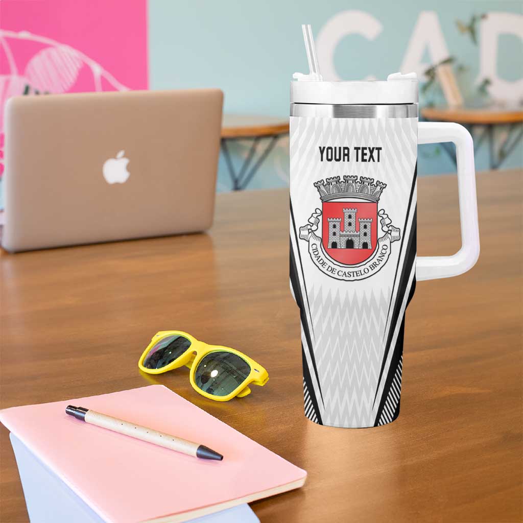 Personalized Castelo Branco Portugal Tumbler With Handle Sporty Style - Wonder Print Shop