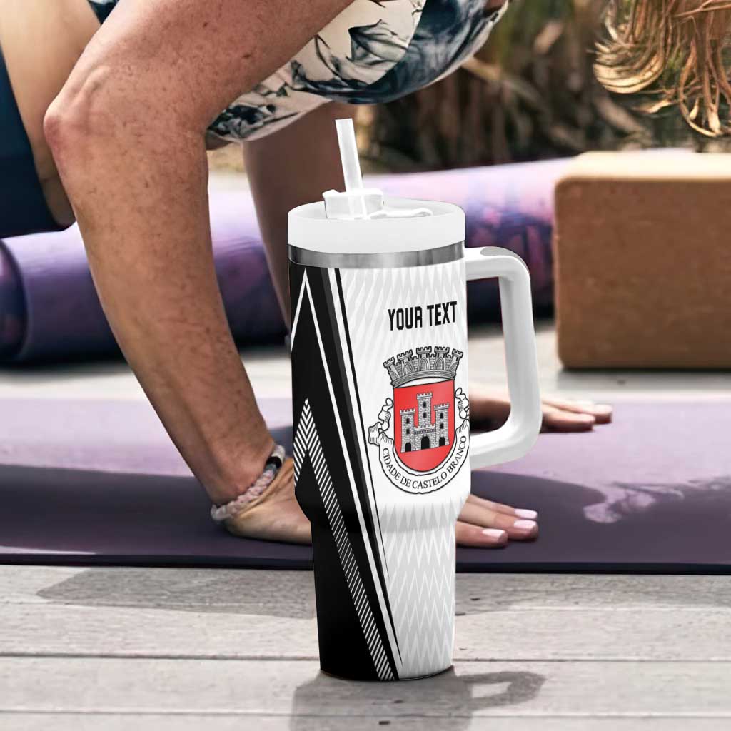 Personalized Castelo Branco Portugal Tumbler With Handle Sporty Style - Wonder Print Shop