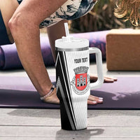 Personalized Castelo Branco Portugal Tumbler With Handle Sporty Style - Wonder Print Shop