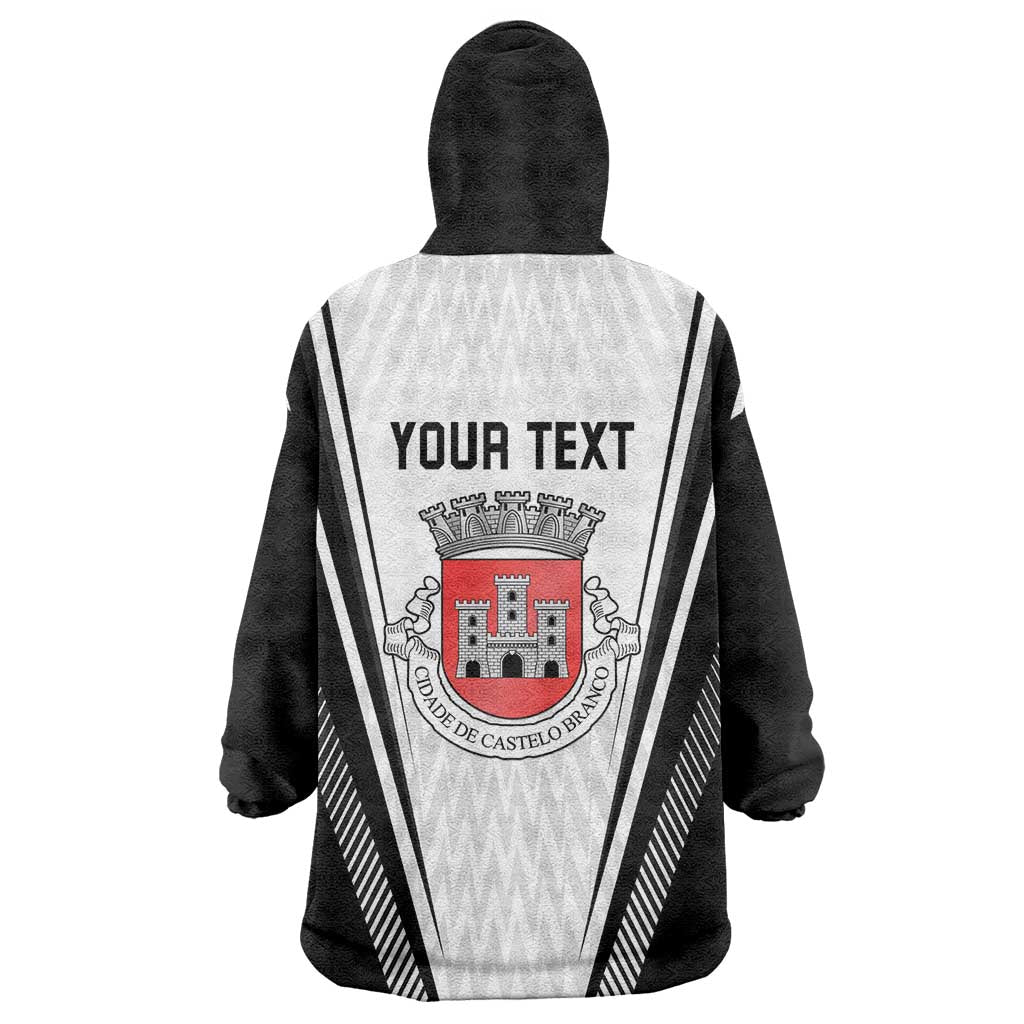 Personalized Castelo Branco Portugal Wearable Blanket Hoodie Sporty Style - Wonder Print Shop
