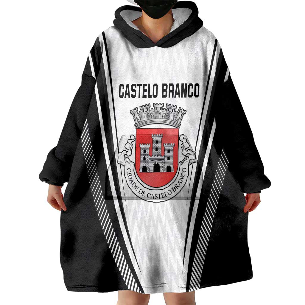 Personalized Castelo Branco Portugal Wearable Blanket Hoodie Sporty Style - Wonder Print Shop