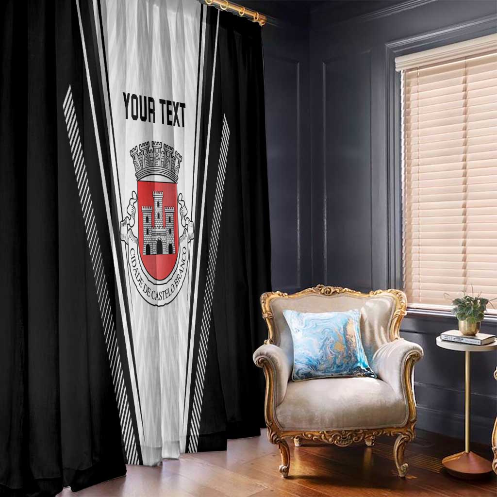 Personalized Castelo Branco Portugal Window Curtain Sporty Style - Wonder Print Shop
